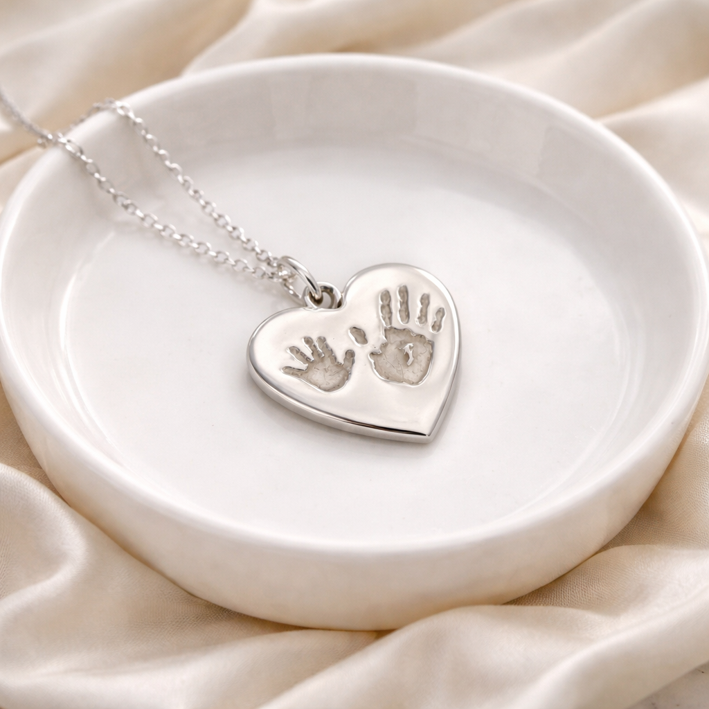 Personalised Baby_Shandsholdingsilverpendant
