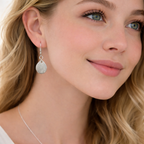 Personalised Detailed silver fingerprint earrings