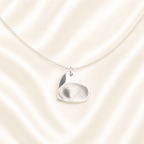 Personalised Fingerprint Heart Necklace 6