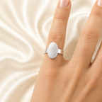 OVAL FINGERPRINT RING