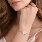 fingerprint bracelet on a mother
