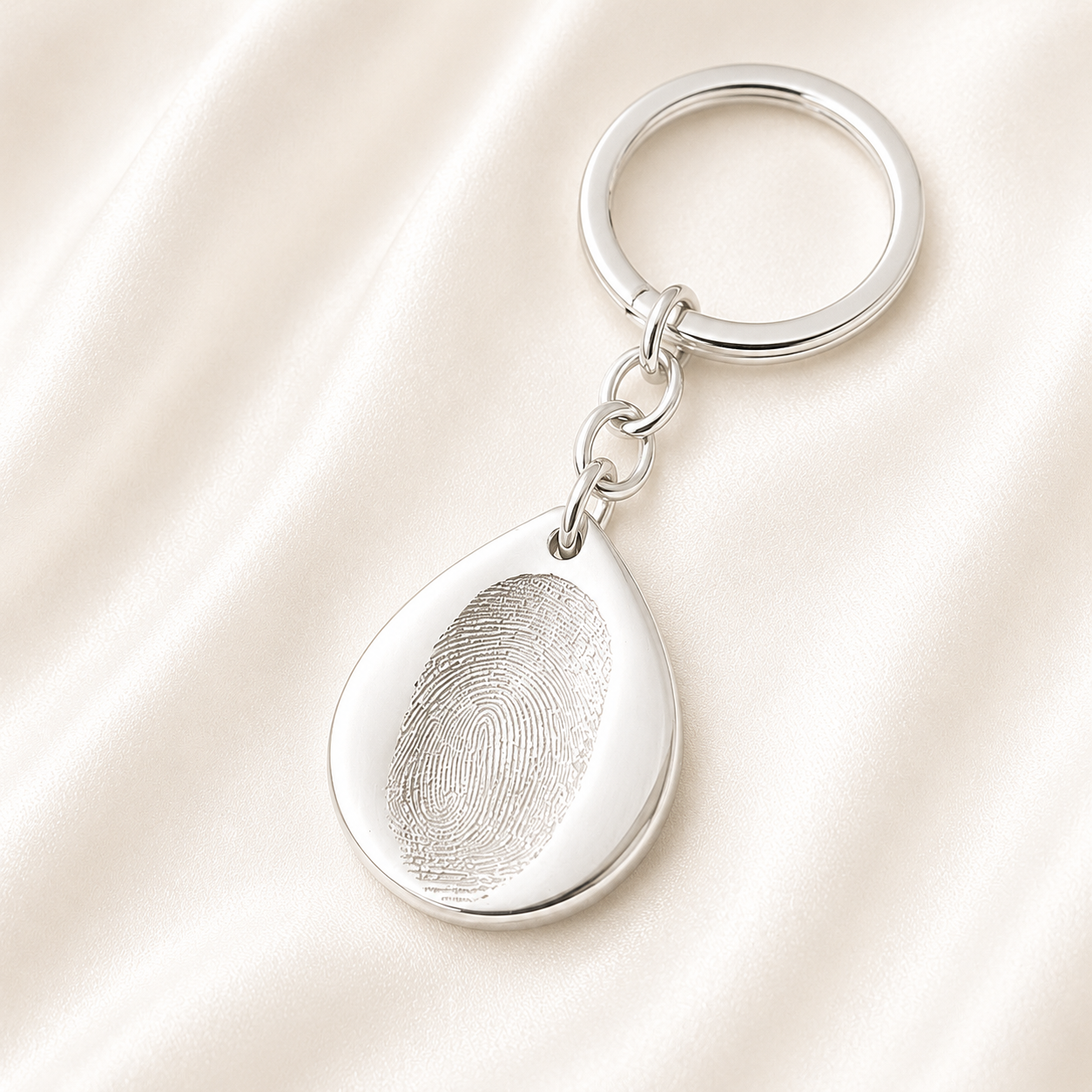 Personalised Fingerprint Circle Pendant