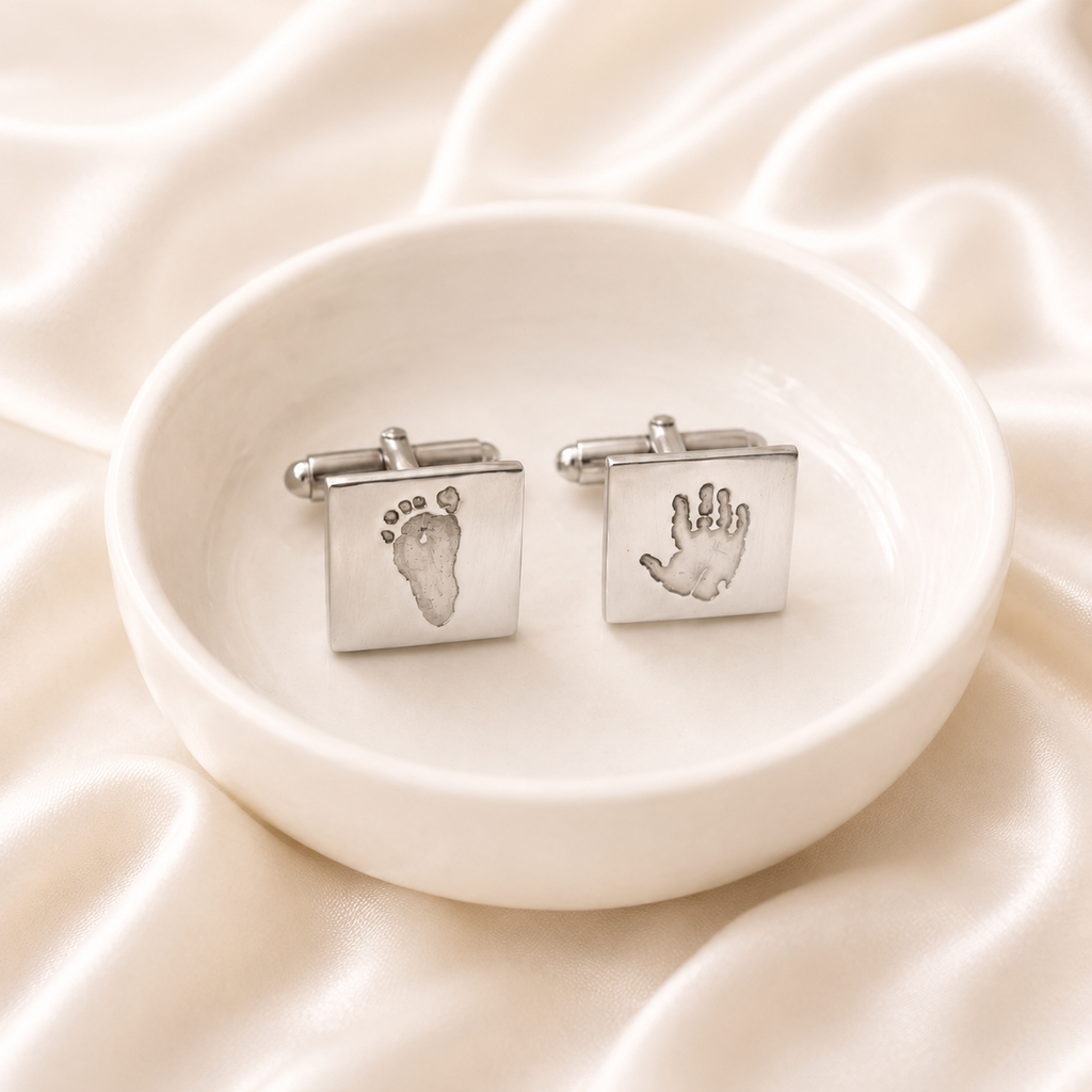 Personalised Square Footprint Cufflinks