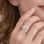 Unique Fingerprint ring on a model