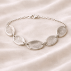 Personalised Fingeprint Oval Bracelet8