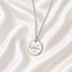 Personalised Pawprint Circle Necklace 2