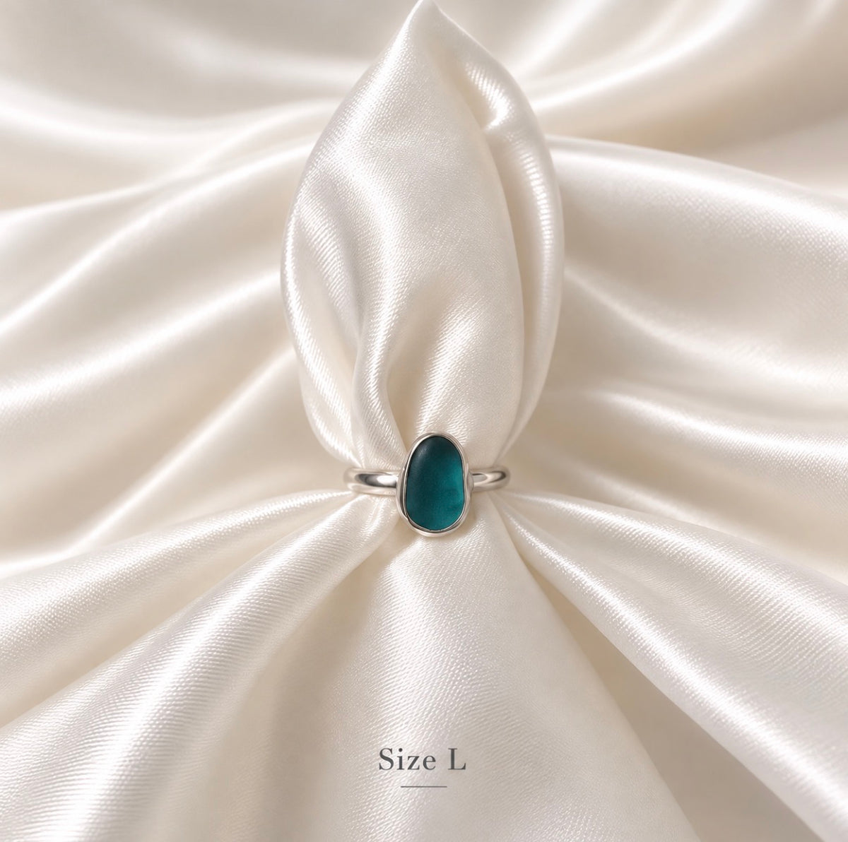 Seaglass on a ring
