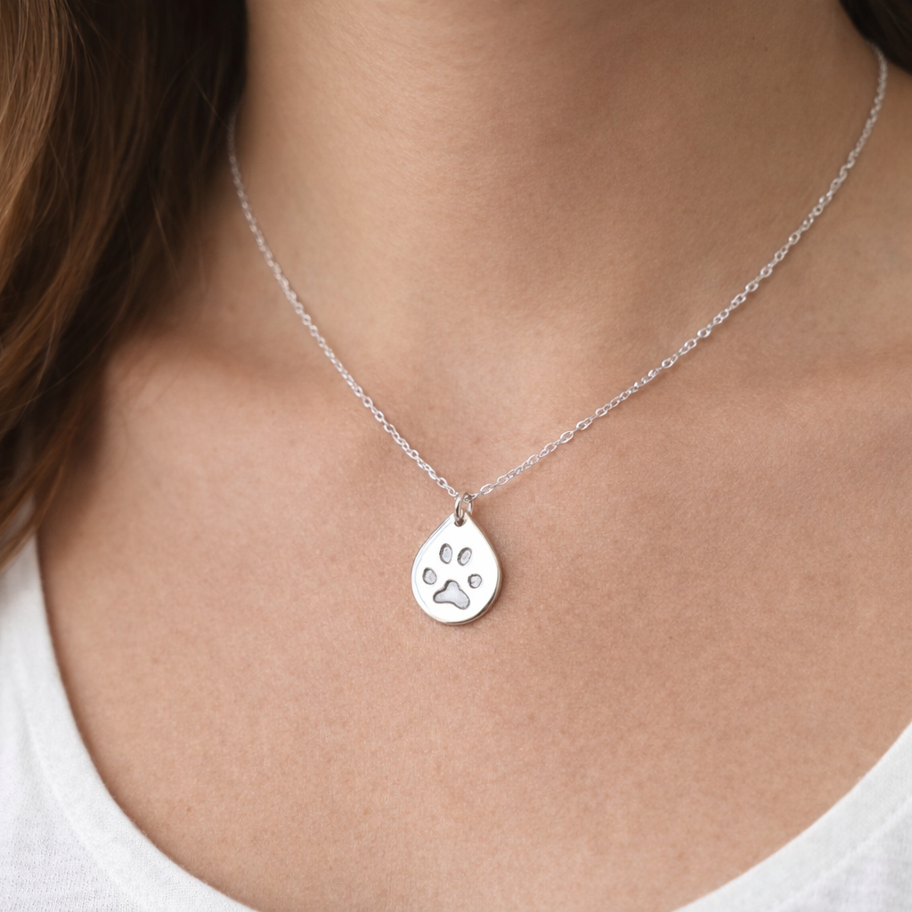 pawprint necklace