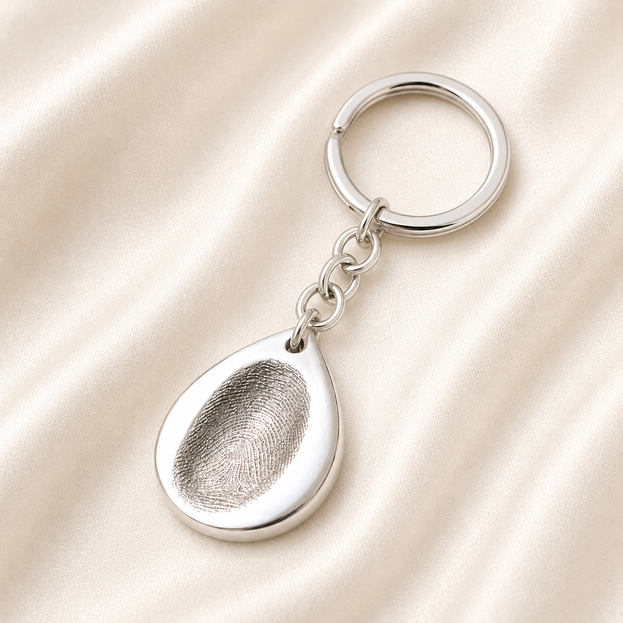Personalised Car Fingerprint Keyring