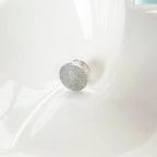 fingerprint on a sterling silver pin